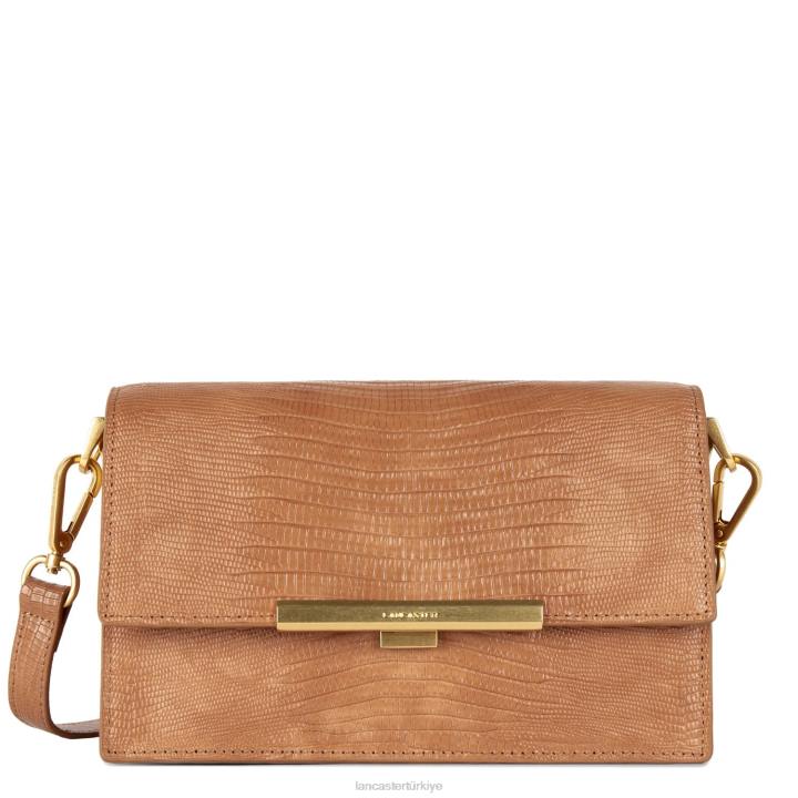 kadınlar crossbody çanta egzotik lee deve lezard Lancaster Paris çanta H0LP2027