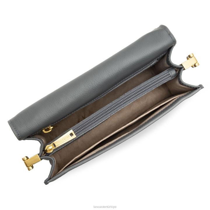 kadınlar crossbody çanta egzotik lee gris metal pitonu Lancaster Paris çanta H0LP2032