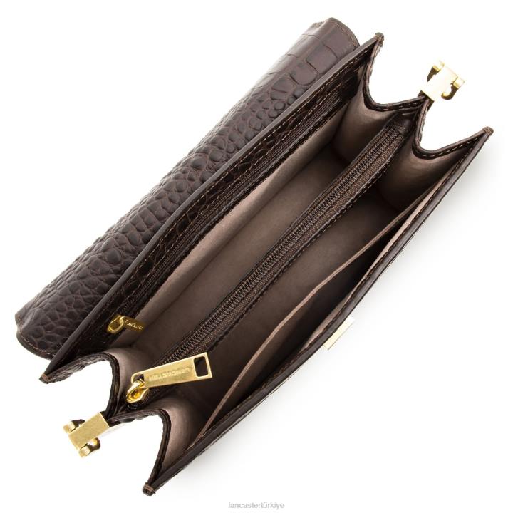 kadınlar crossbody çanta egzotik lee kestane rengi Lancaster Paris çanta H0LP2036