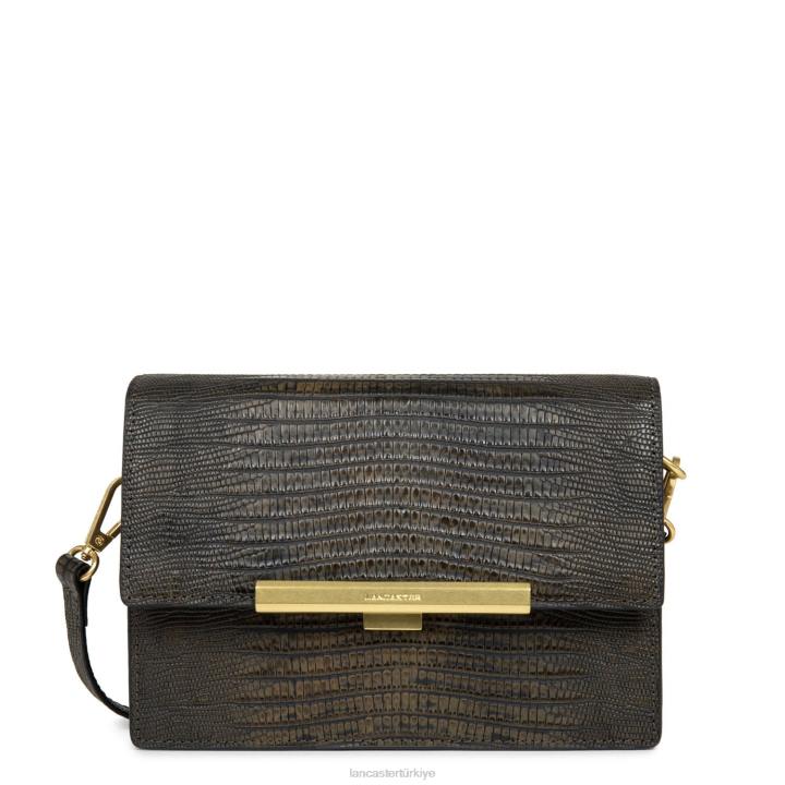kadınlar crossbody çanta egzotik lee yeni bronz lezard Lancaster Paris çanta H0LP2047