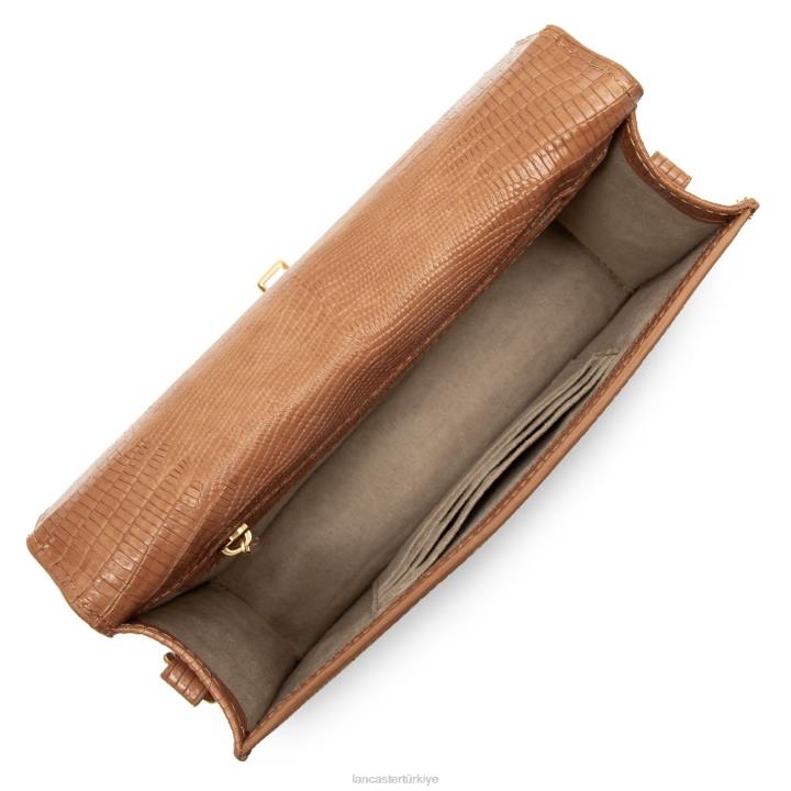 kadınlar crossbody çanta egzotik lee yeni deve lezard Lancaster Paris çanta H0LP2052