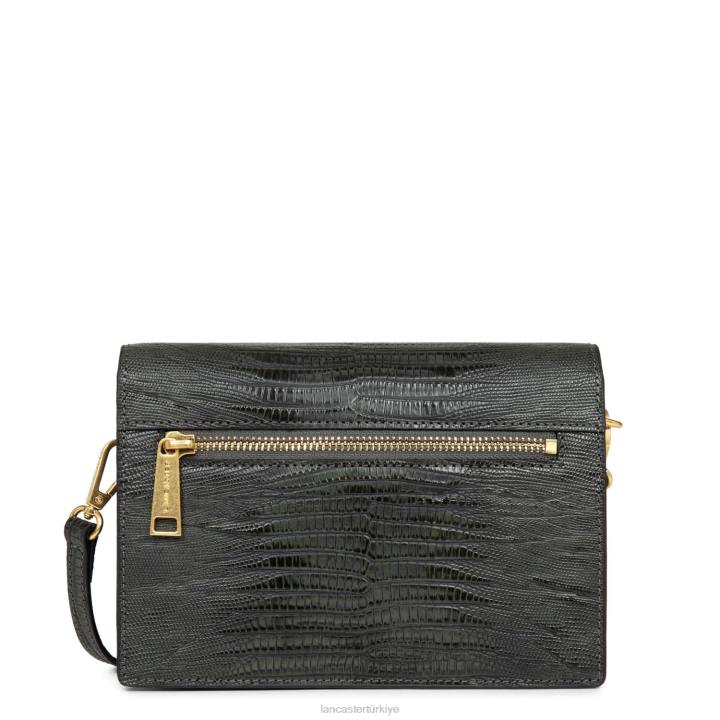 kadınlar crossbody çanta egzotik lee yeni kaki lezard Lancaster Paris çanta H0LP2048