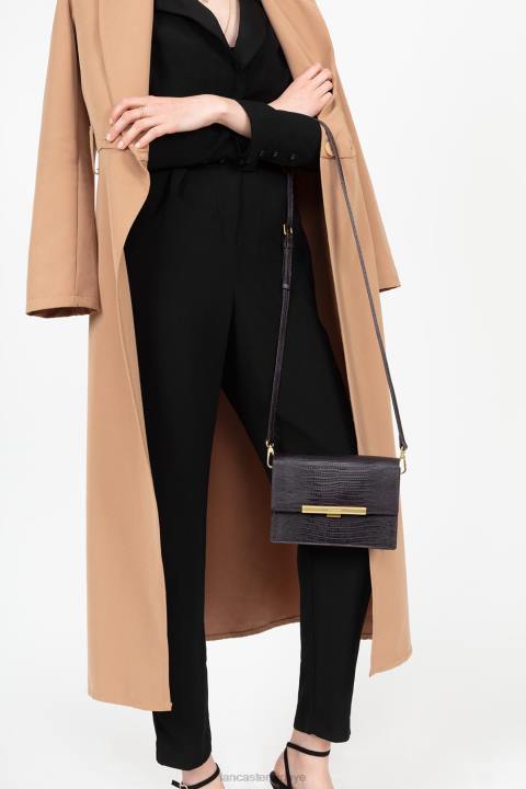 kadınlar crossbody çanta egzotik lee yeni kuru erik lezard Lancaster Paris çanta H0LP2050