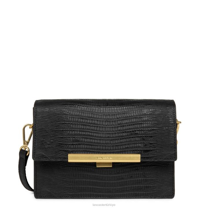 kadınlar crossbody çanta egzotik lee yeni noir-lezard Lancaster Paris çanta H0LP2049