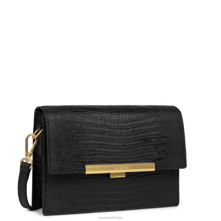 kadınlar crossbody çanta egzotik lee yeni noir-lezard Lancaster Paris çanta H0LP2049