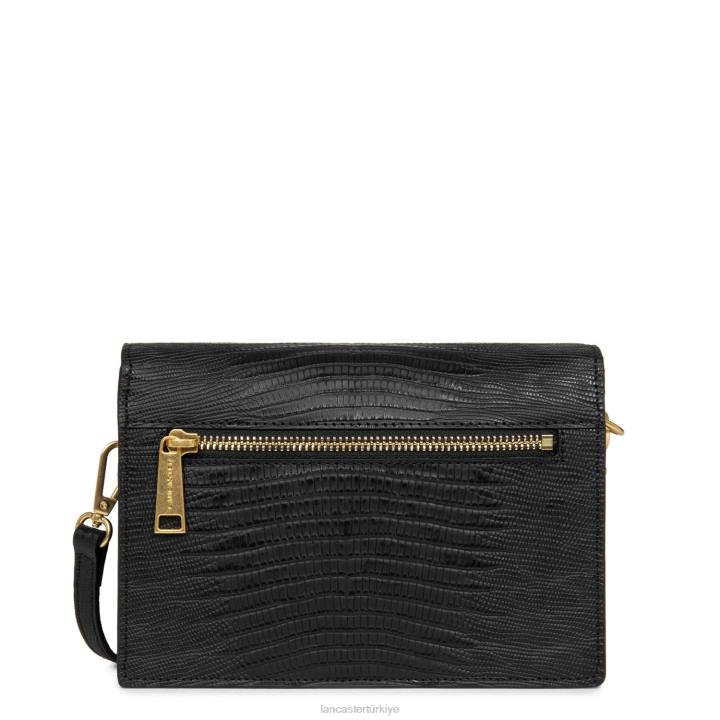 kadınlar crossbody çanta egzotik lee yeni noir-lezard Lancaster Paris çanta H0LP2049