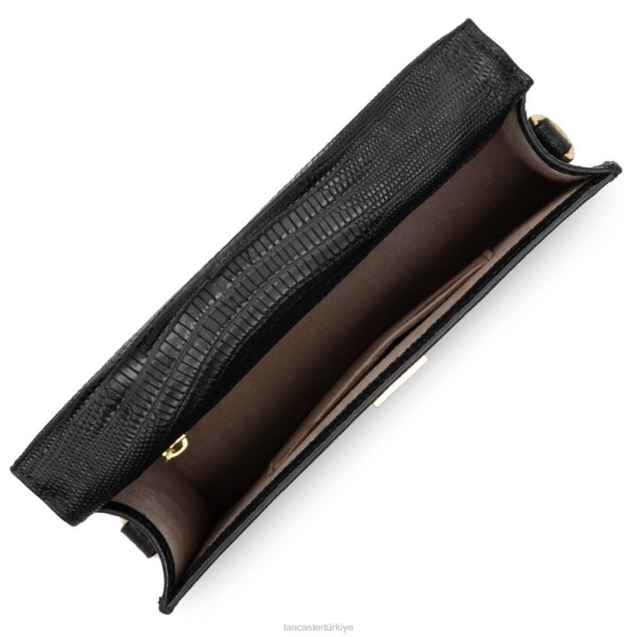 kadınlar crossbody çanta egzotik lee yeni noir-lezard Lancaster Paris çanta H0LP2049
