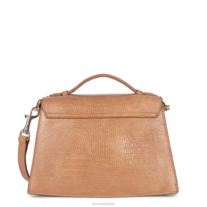 kadınlar crossbody çanta egzotik philia deve lezard Lancaster Paris çanta H0LP1990