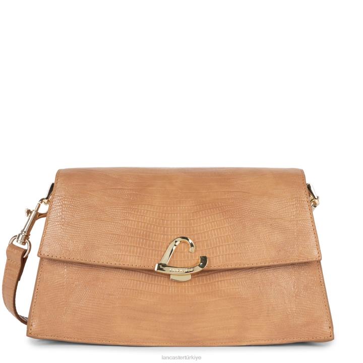 kadınlar crossbody çanta egzotik philia deve lezard Lancaster Paris çanta H0LP1993