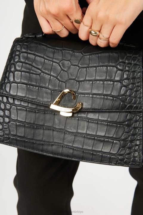 kadınlar crossbody çanta egzotik philia kara Lancaster Paris çanta H0LP1988