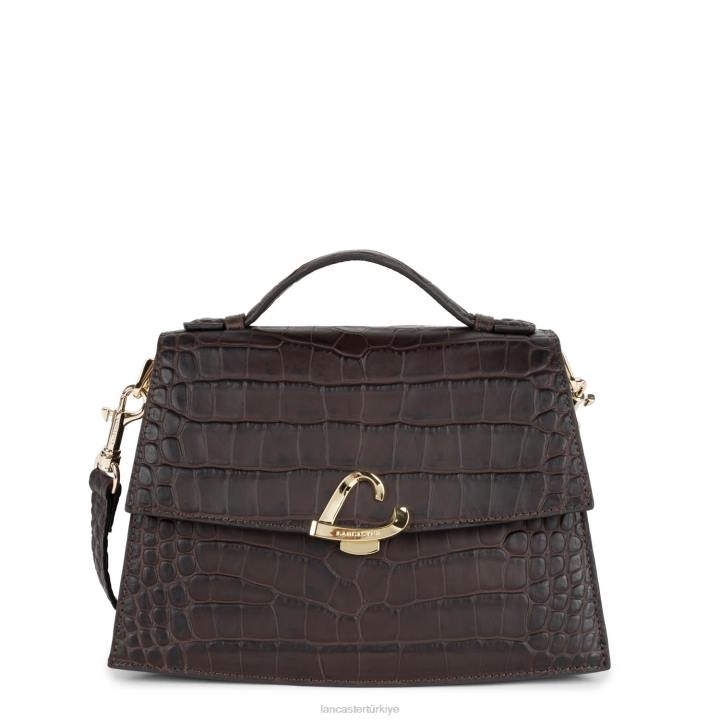 kadınlar crossbody çanta egzotik philia kestane rengi Lancaster Paris çanta H0LP1991