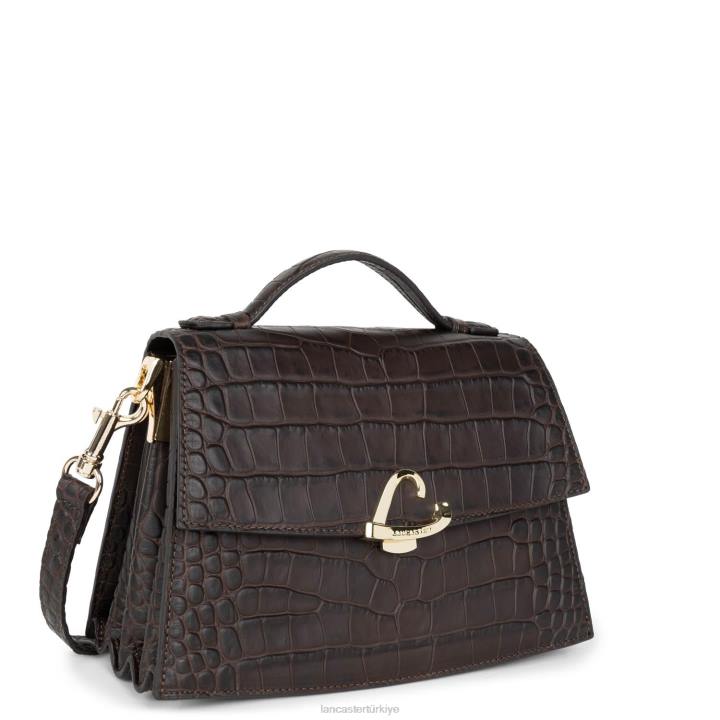 kadınlar crossbody çanta egzotik philia kestane rengi Lancaster Paris çanta H0LP1991