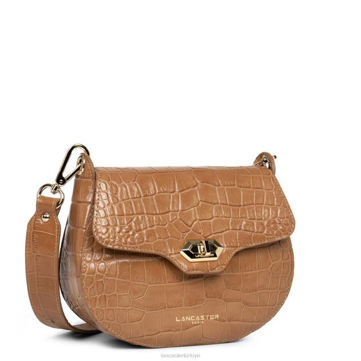 kadınlar crossbody çanta egzotik timsah cn deve Lancaster Paris çanta H0LP2179