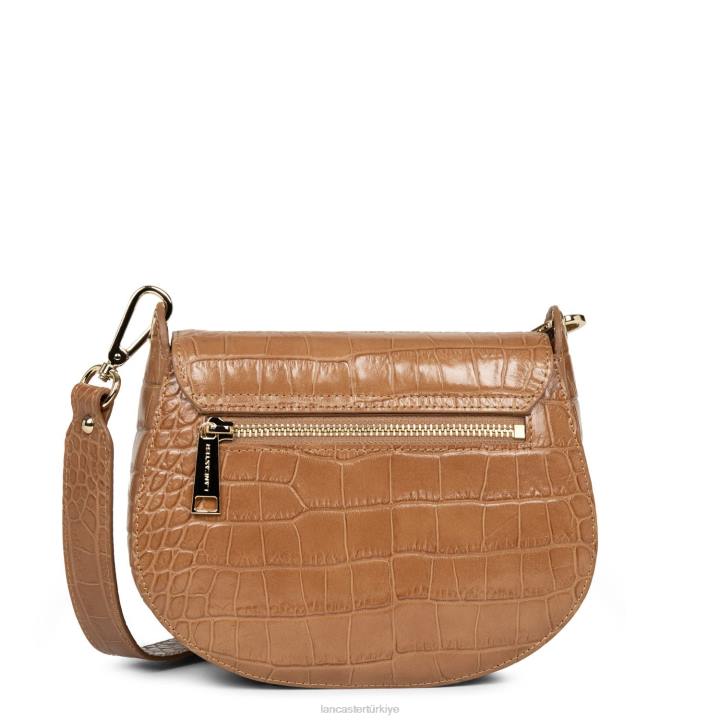 kadınlar crossbody çanta egzotik timsah cn deve Lancaster Paris çanta H0LP2179