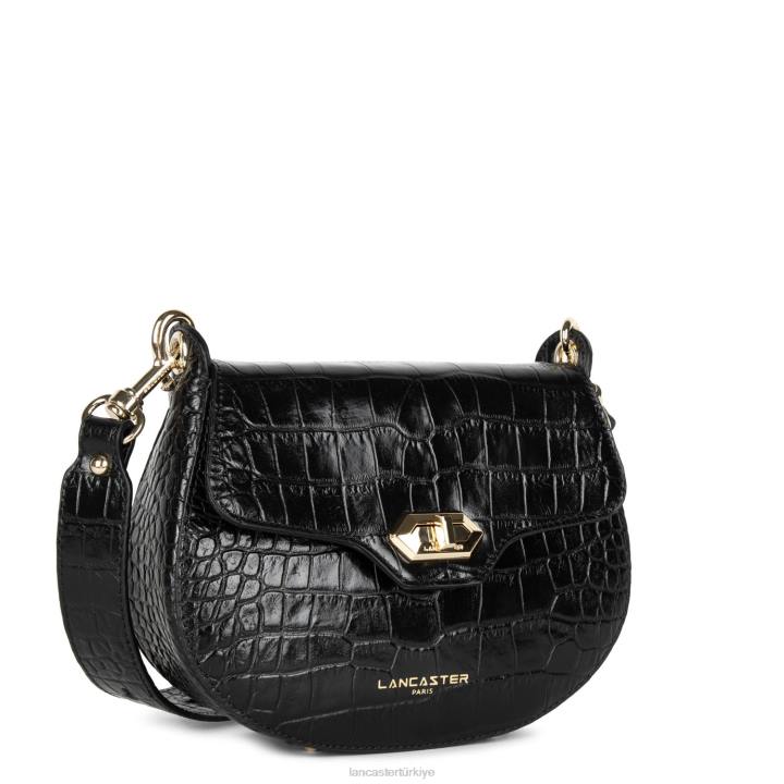 kadınlar crossbody çanta egzotik timsah cn kara Lancaster Paris çanta H0LP2181