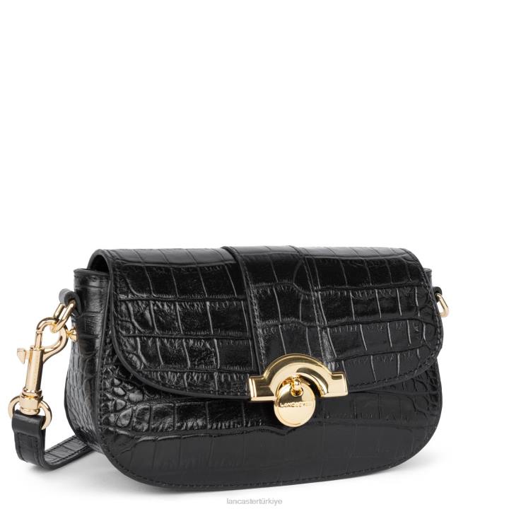 kadınlar crossbody çanta egzotik timsah cn kara Lancaster Paris çanta H0LP2411