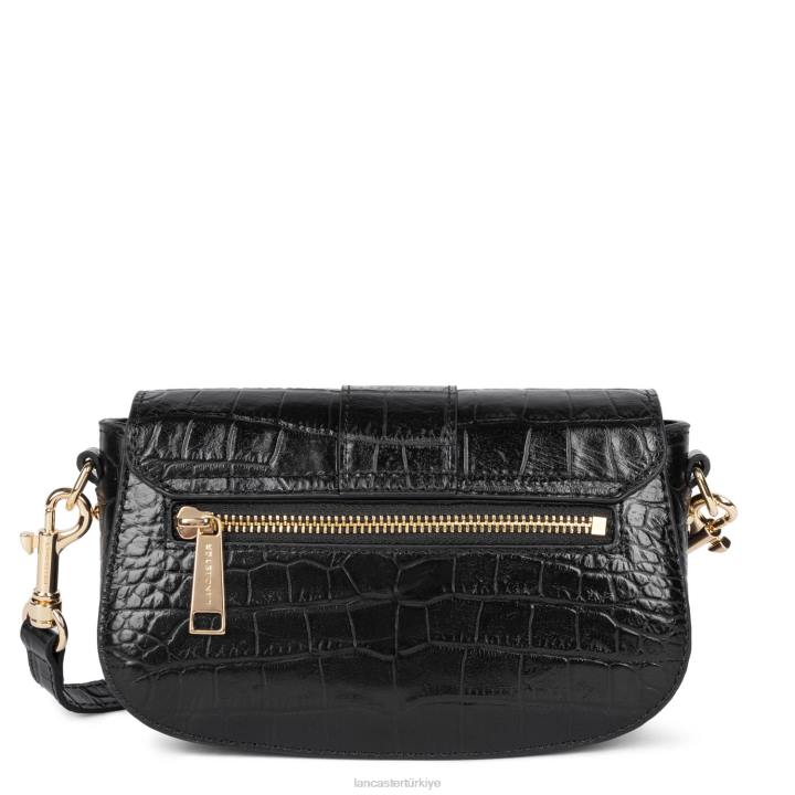 kadınlar crossbody çanta egzotik timsah cn kara Lancaster Paris çanta H0LP2411