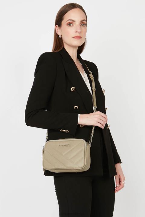 kadınlar crossbody çanta havyar matelasse galet Lancaster Paris çanta H0LP1998