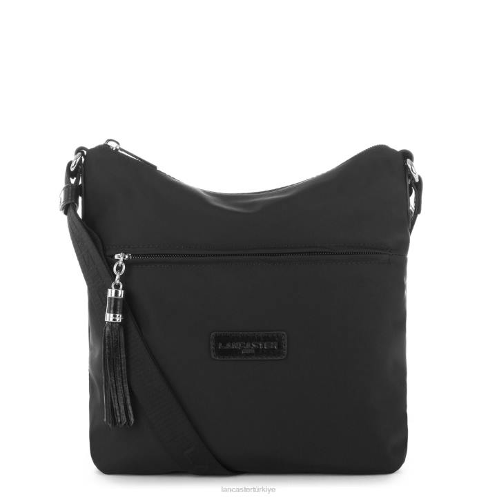 kadınlar crossbody çanta temel ponpon kara Lancaster Paris çanta H0LP2357