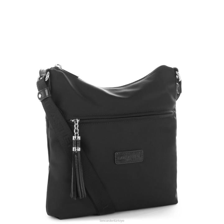 kadınlar crossbody çanta temel ponpon kara Lancaster Paris çanta H0LP2357