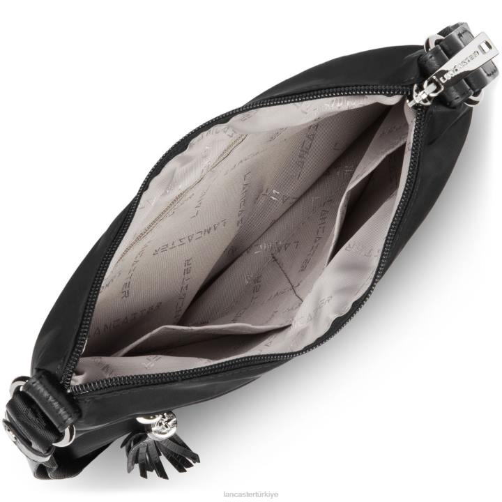 kadınlar crossbody çanta temel ponpon kara Lancaster Paris çanta H0LP2357