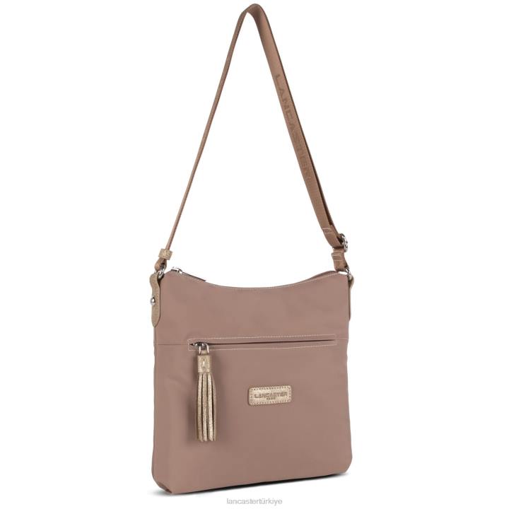 kadınlar crossbody çanta temel ponpon çıplak şampanya Lancaster Paris çanta H0LP2360