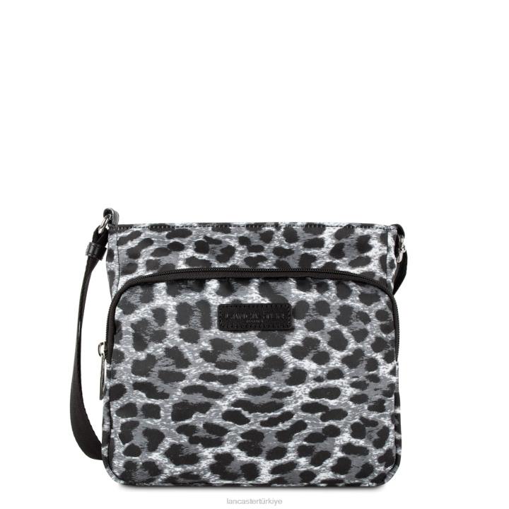 kadınlar crossbody çanta temel spor gris-leopar Lancaster Paris çanta H0LP1802