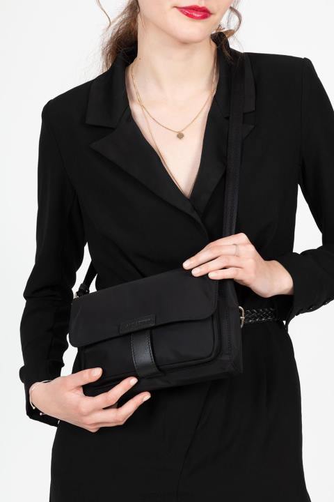 kadınlar crossbody çanta temel spor kara Lancaster Paris çanta H0LP1790