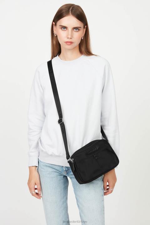 kadınlar crossbody çanta temel spor kara Lancaster Paris çanta H0LP1806