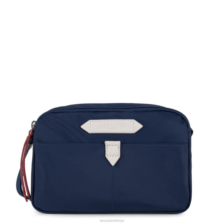 kadınlar crossbody çanta temel spor tarzı bleu fonce-bej-allık Lancaster Paris çanta H0LP1814