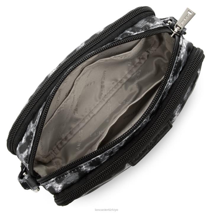 kadınlar crossbody çanta temel spor tarzı gris-leopar Lancaster Paris çanta H0LP1821