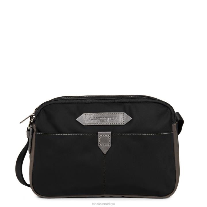 kadınlar crossbody çanta temel spor tarzı noir-taupe-galet Lancaster Paris çanta H0LP1809