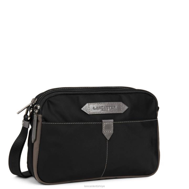 kadınlar crossbody çanta temel spor tarzı noir-taupe-galet Lancaster Paris çanta H0LP1809