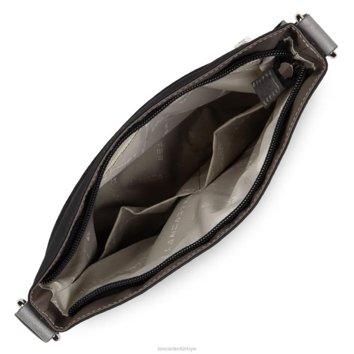kadınlar crossbody çanta temel spor tarzı noir-taupe-galet Lancaster Paris çanta H0LP1827