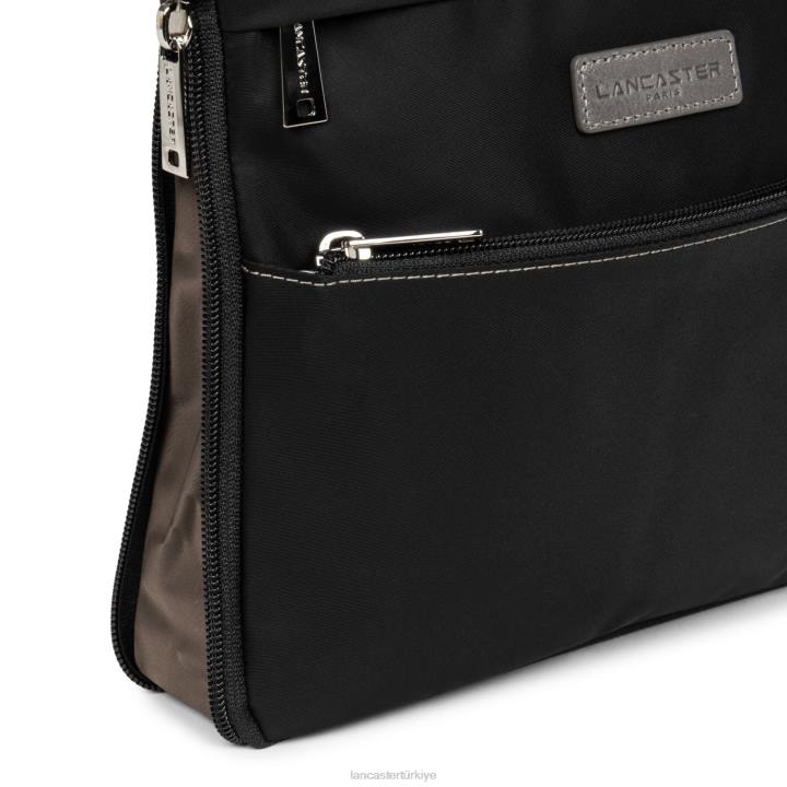 kadınlar crossbody çanta temel spor tarzı noir-taupe-galet Lancaster Paris çanta H0LP1827