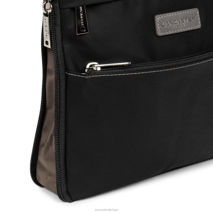 kadınlar crossbody çanta temel spor tarzı noir-taupe-galet Lancaster Paris çanta H0LP1827