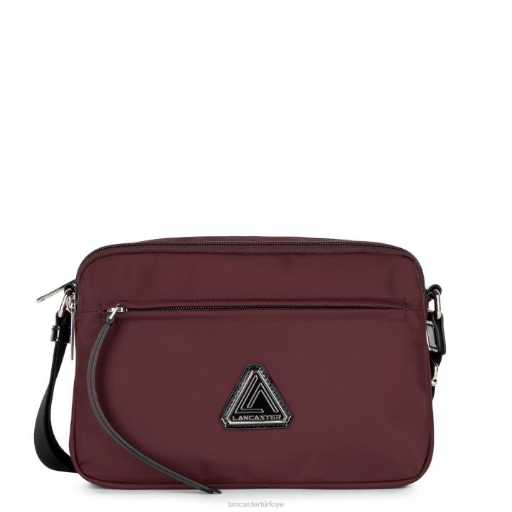 kadınlar crossbody çanta temel verni bordo Lancaster Paris çanta H0LP1849