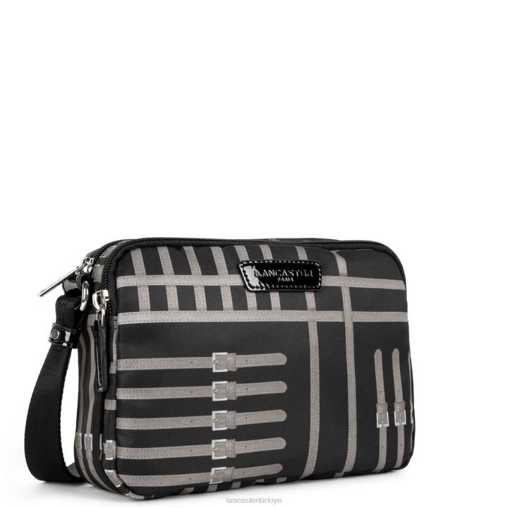 kadınlar crossbody çanta temel verni noir-taupe Lancaster Paris çanta H0LP1843
