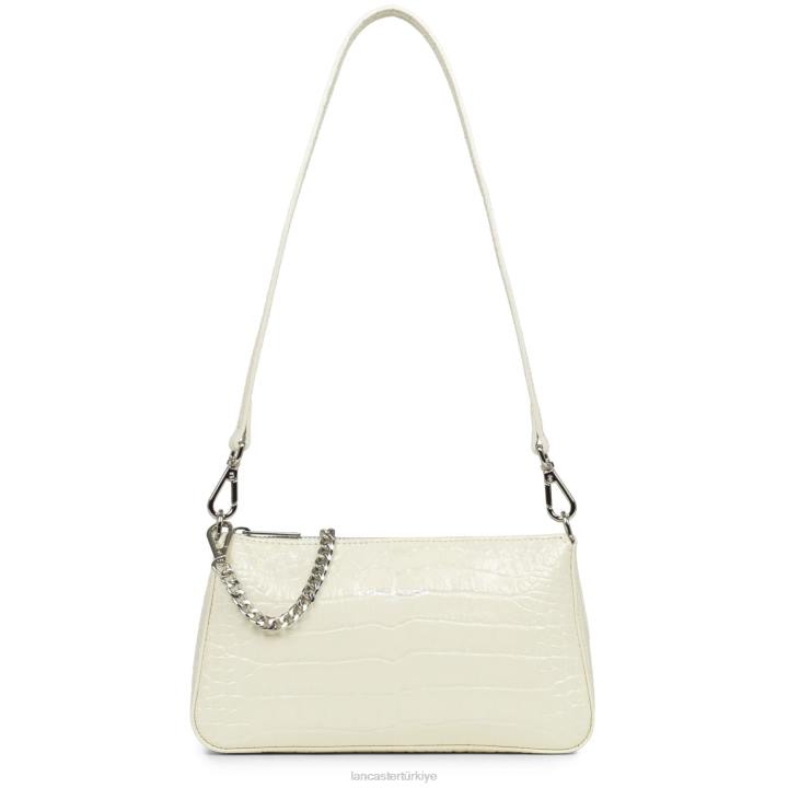 kadınlar egzotik lezard & croco fr küçük çapraz askılı çanta bej Lancaster Paris çanta H0LP190