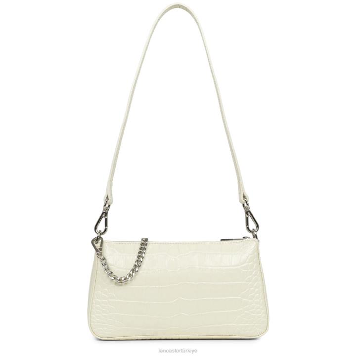 kadınlar egzotik lezard & croco fr küçük çapraz askılı çanta bej Lancaster Paris çanta H0LP190