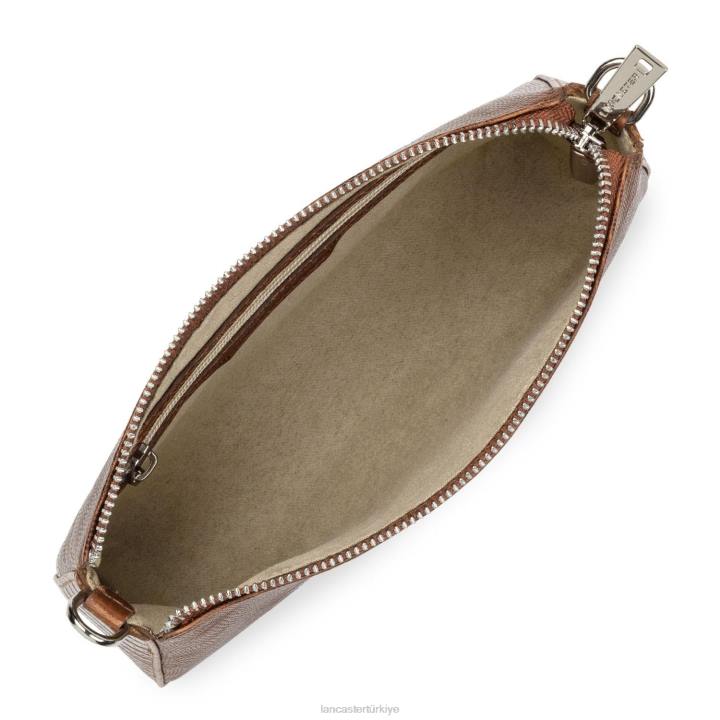 kadınlar egzotik lezard & croco fr küçük çapraz askılı çanta konyak-lezard Lancaster Paris çanta H0LP198