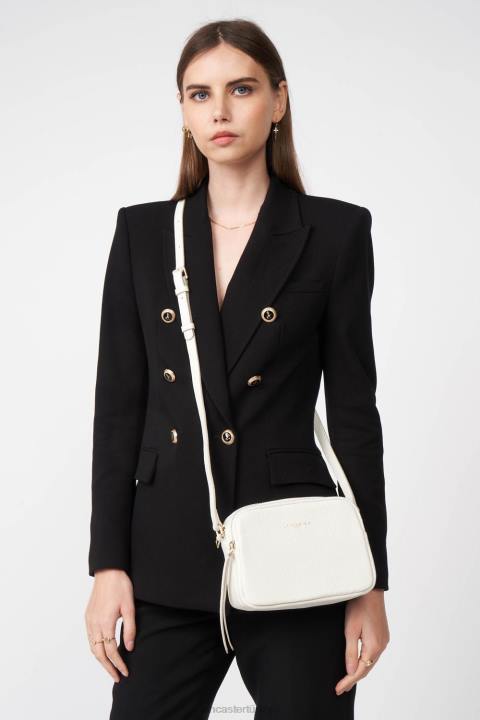 kadınlar küçük çapraz çanta beyaz kasa Lancaster Paris çanta H0LP1713