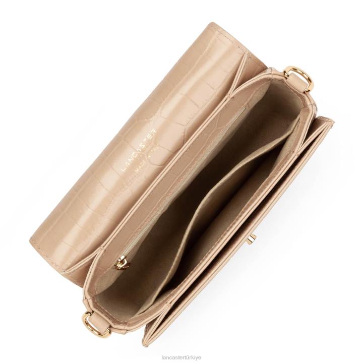 kadınlar küçük çapraz çanta egzotik cesaret bej Lancaster Paris çanta H0LP1299