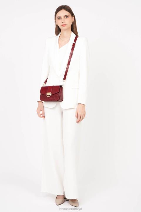 kadınlar küçük çapraz çanta egzotik cesaret kırmızı Lancaster Paris çanta H0LP1300