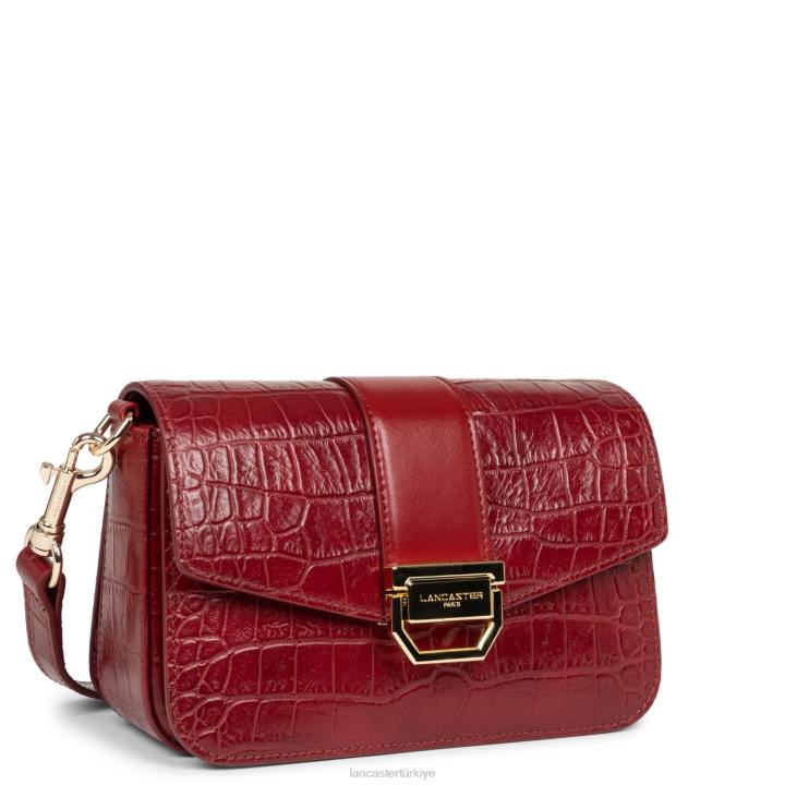 kadınlar küçük çapraz çanta egzotik cesaret kırmızı Lancaster Paris çanta H0LP1300