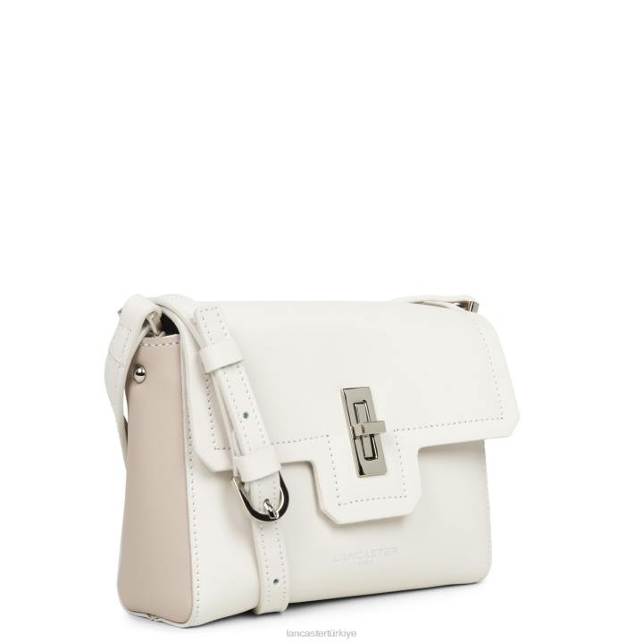 kadınlar küçük çapraz çanta şehir mae ekru-galet gül Lancaster Paris çanta H0LP2251