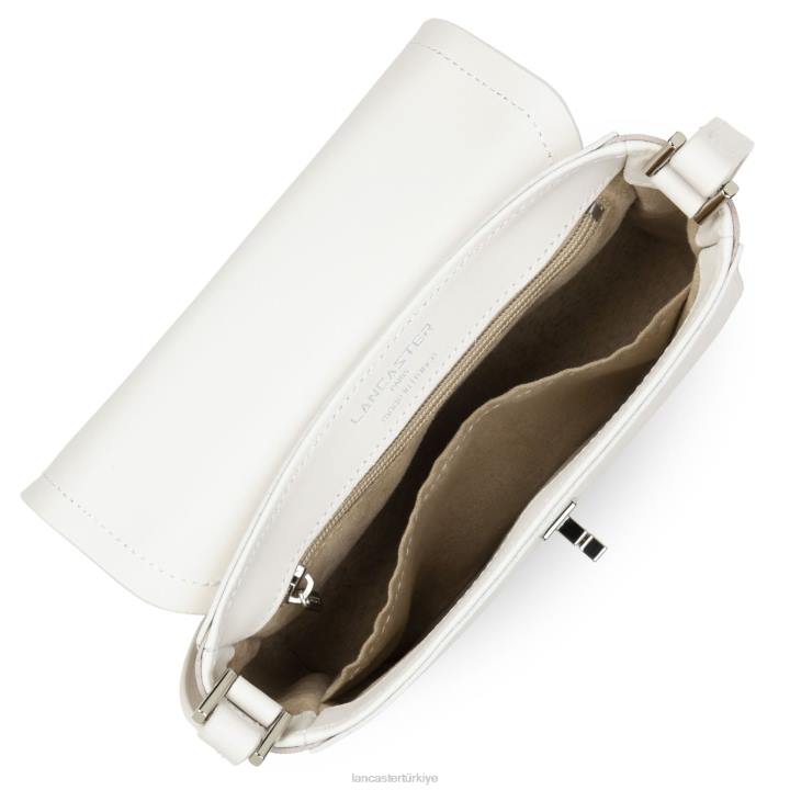 kadınlar küçük çapraz çanta şehir mae ekru-galet gül Lancaster Paris çanta H0LP2251