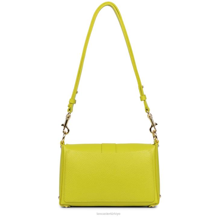 kadınlar küçük çapraz çanta foulonne çift kişilik ekru kereviz Lancaster Paris çanta H0LP1445