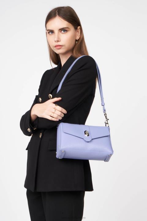 kadınlar küçük çapraz çanta foulonne çift kişilik ekru lavand Lancaster Paris çanta H0LP1440