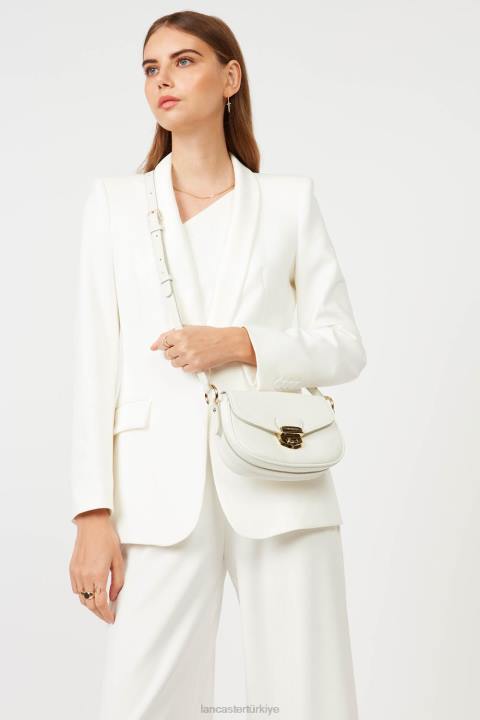 kadınlar küçük çapraz çanta foulonne milano beyaz kasa Lancaster Paris çanta H0LP1405